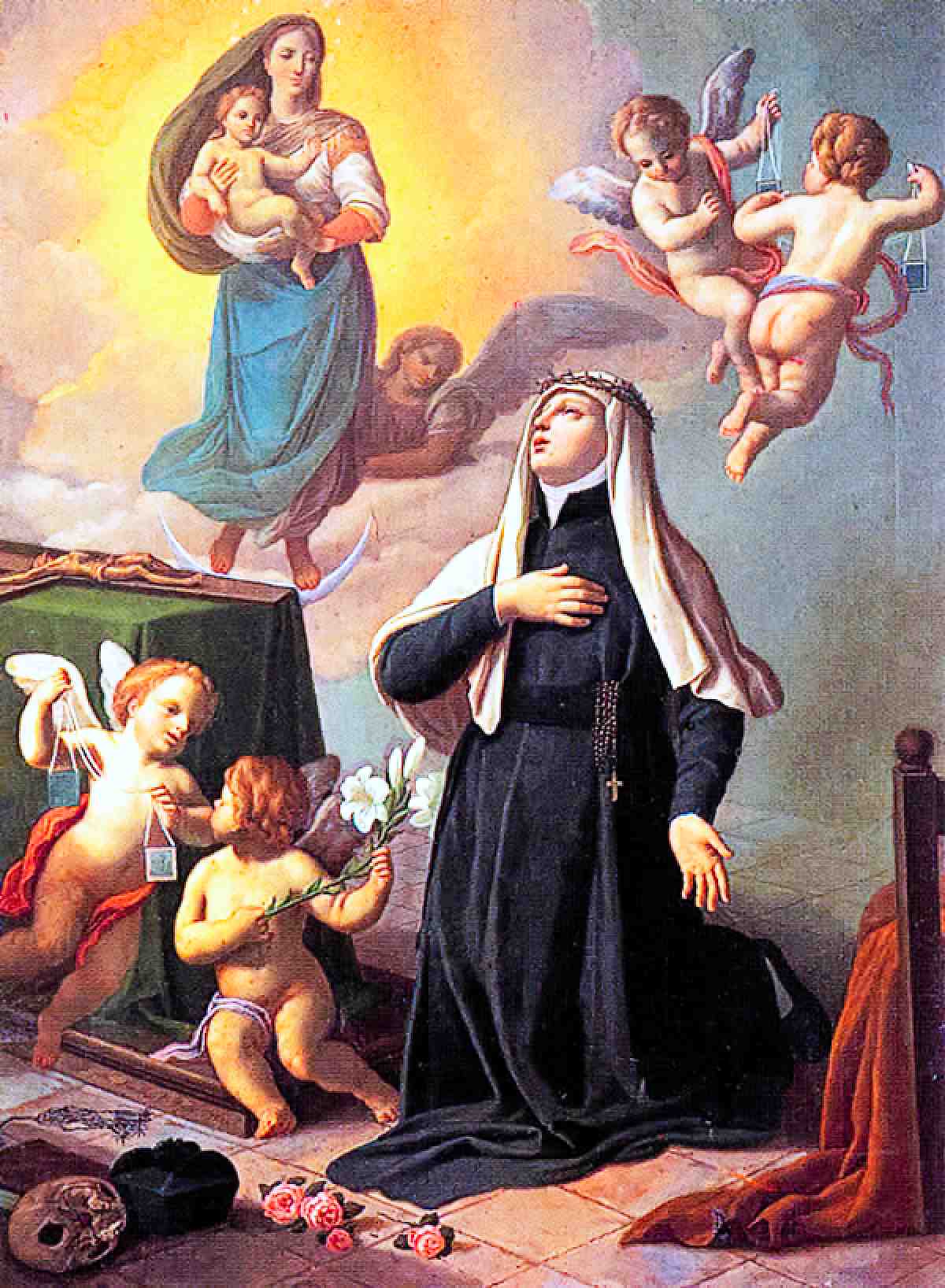 Vision of Venerable Ursula Benincasa from 1617